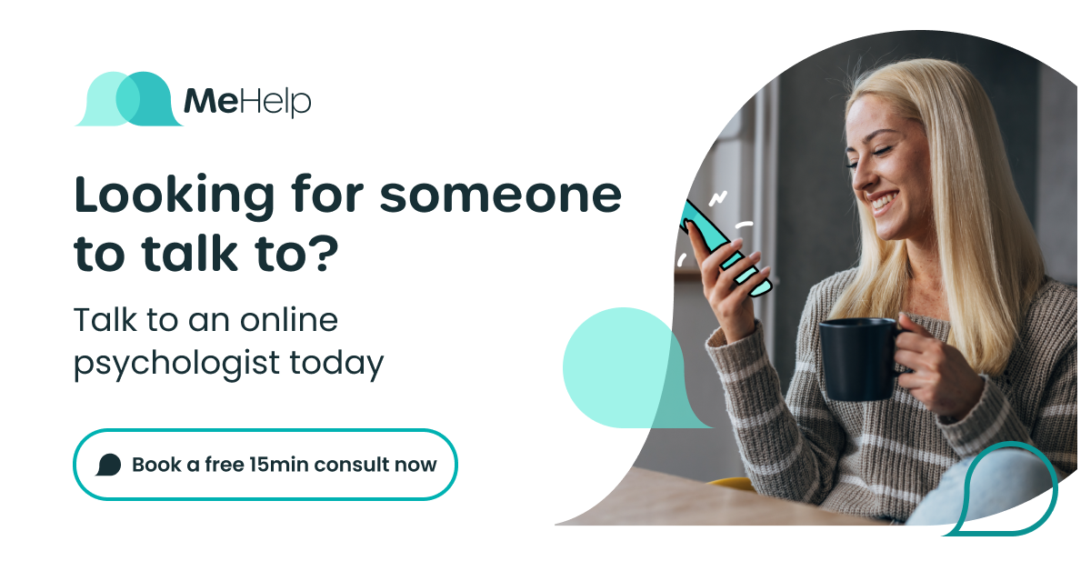 Woman talking on phone about narcissism support