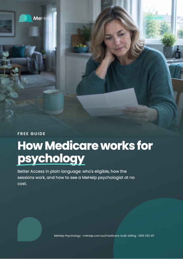 Cover of the free guide How Medicare works for psychology