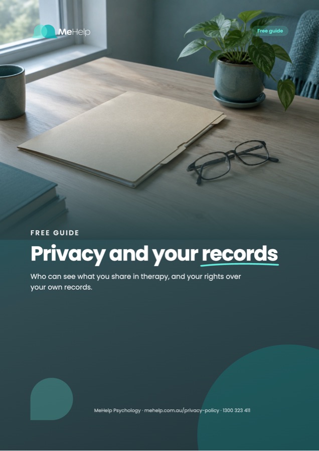 Cover of the free guide Privacy and your records: who sees what